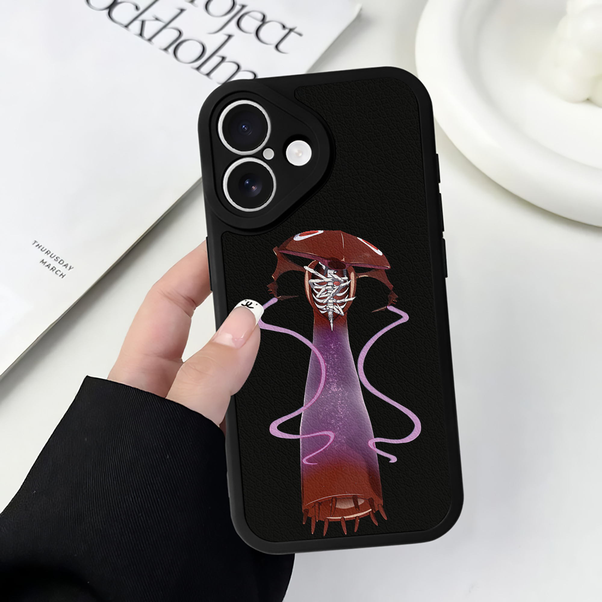 （画像用） EVA 新世紀エヴァンゲリオン 【iPhone 16シリーズ対応】シリコンスマホケース（レザー調） 材質：シリコン